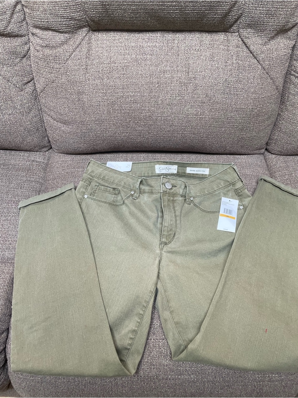 Forever 21 Olive Green Straight Leg Women’s Jeans